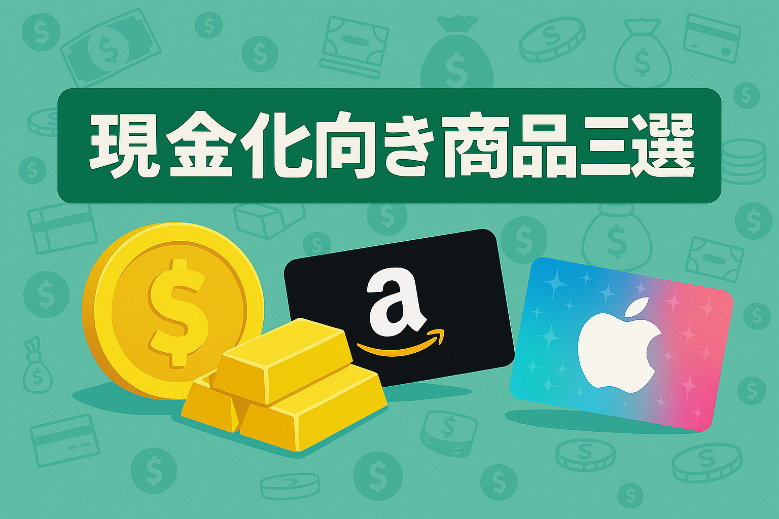 現金化におすすめの商品3選