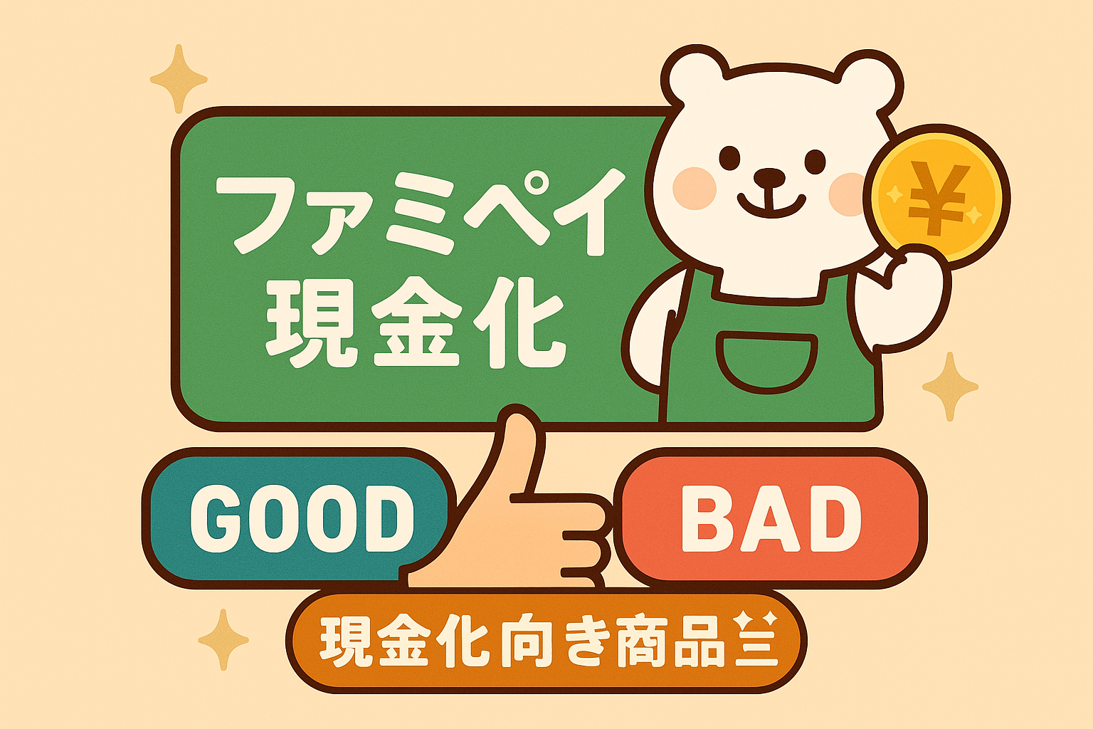 ファミペイ現金化が向いている人／向いていない人