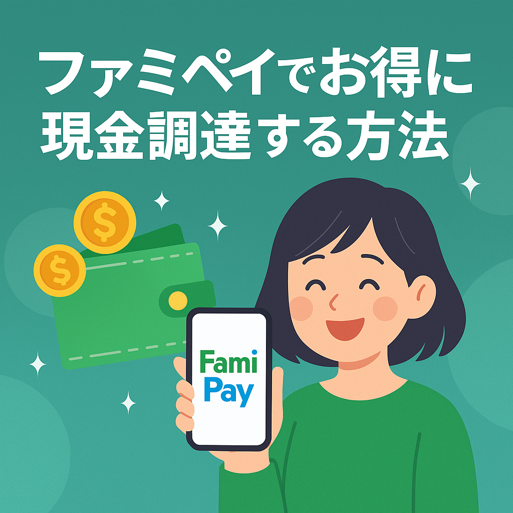 ファミペイでお得に現金調達する方法とは？